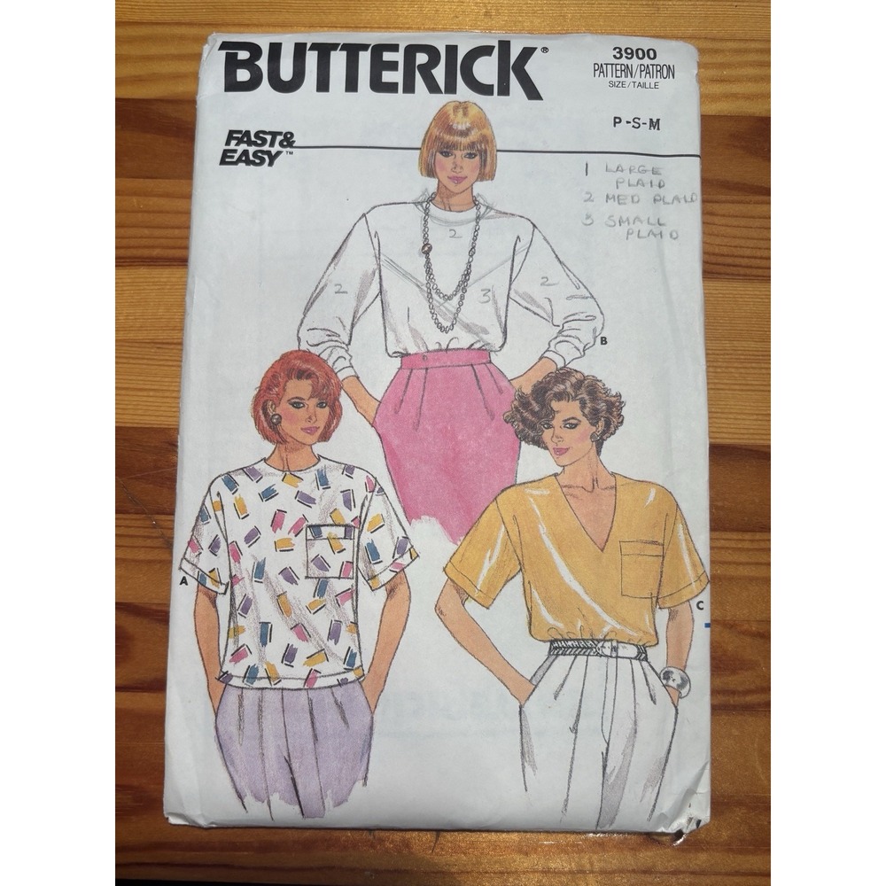 Vintage 1980s Sewing Patterns Lot of 5 - McCall's, Simplicity, Butterick - Retro - Picture 5 of 10